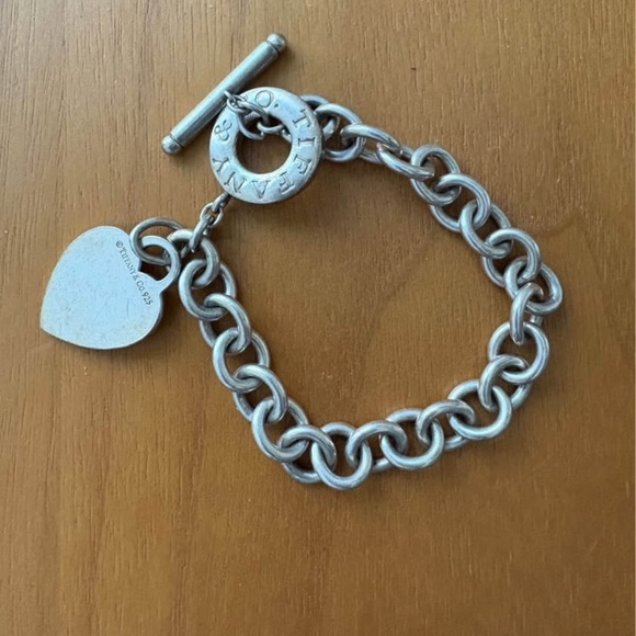 Tiffany Heart Toggle Bracelet - Picture 1 of 2